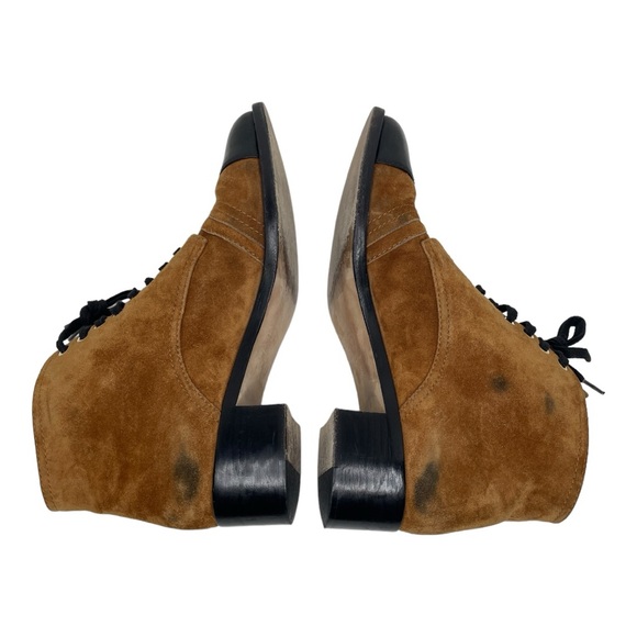 Chanel 2018 Interlocking CC Logo Lace-Up Boots IT42 - Picture 4 of 6